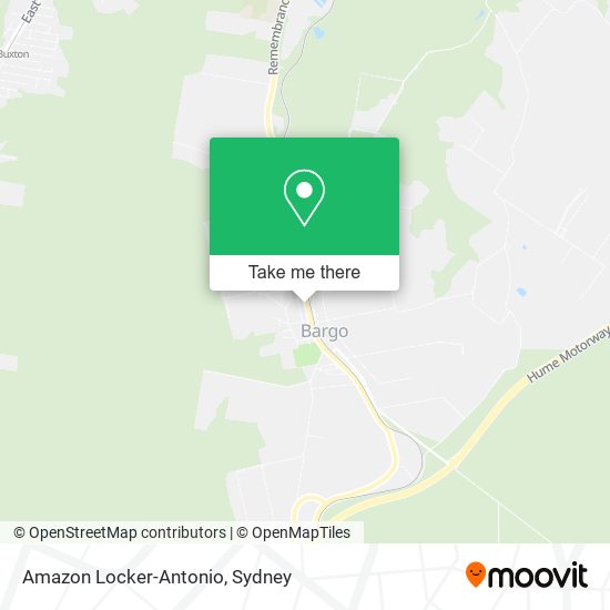 Amazon Locker-Antonio map
