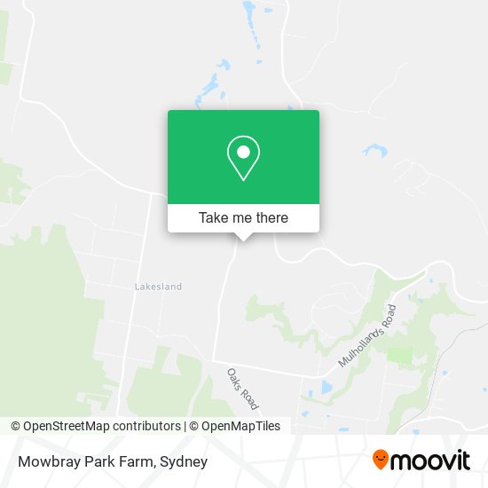 Mowbray Park Farm map