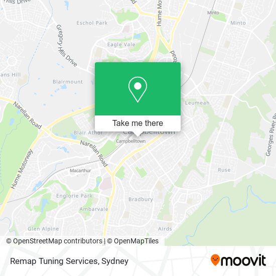 Remap Tuning Services map