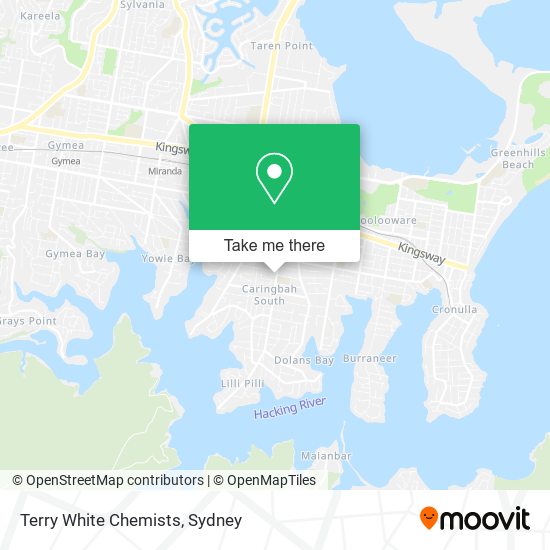 Terry White Chemists map