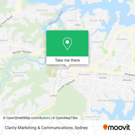 Clarity Marketing & Communications map