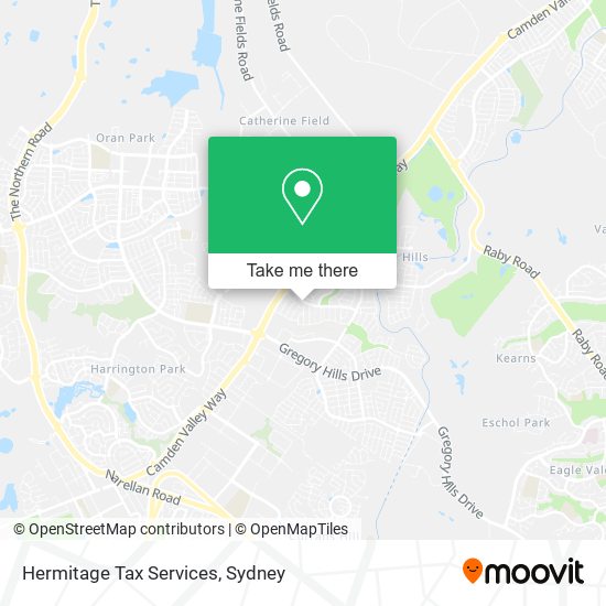 Hermitage Tax Services map