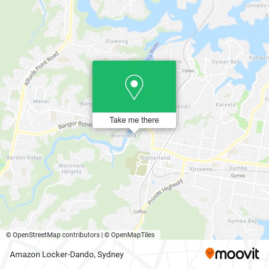 Amazon Locker-Dando map