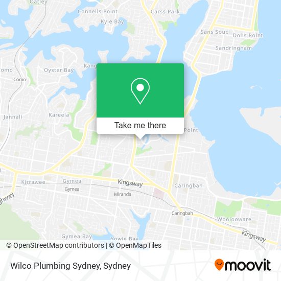 Wilco Plumbing Sydney map