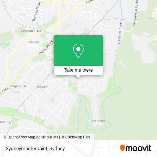 Mapa Sydneymasterpaint