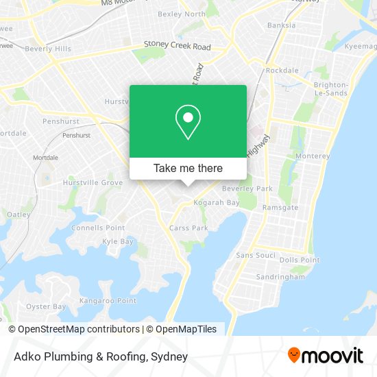 Adko Plumbing & Roofing map
