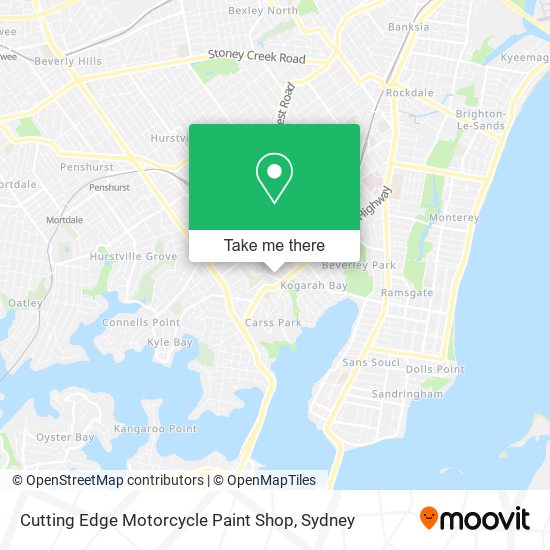 Cutting Edge Motorcycle Paint Shop map