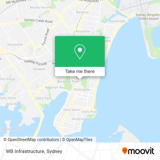 Mapa WB Infrastructure