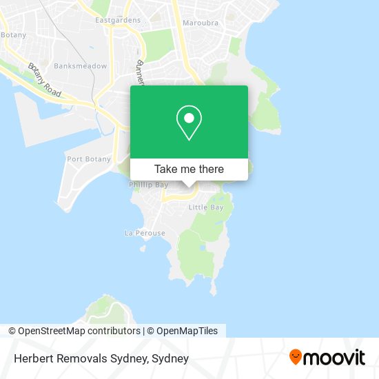 Herbert Removals Sydney map