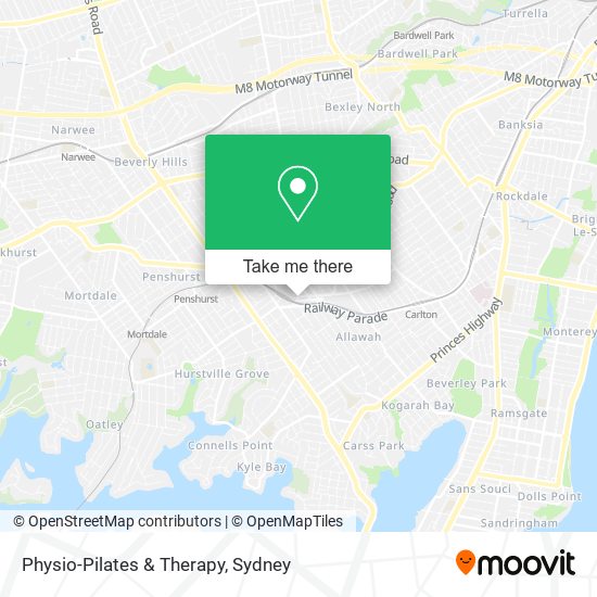 Physio-Pilates & Therapy map
