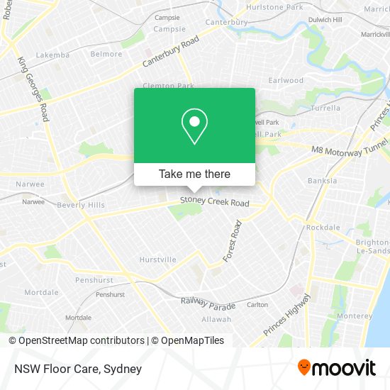 Mapa NSW Floor Care