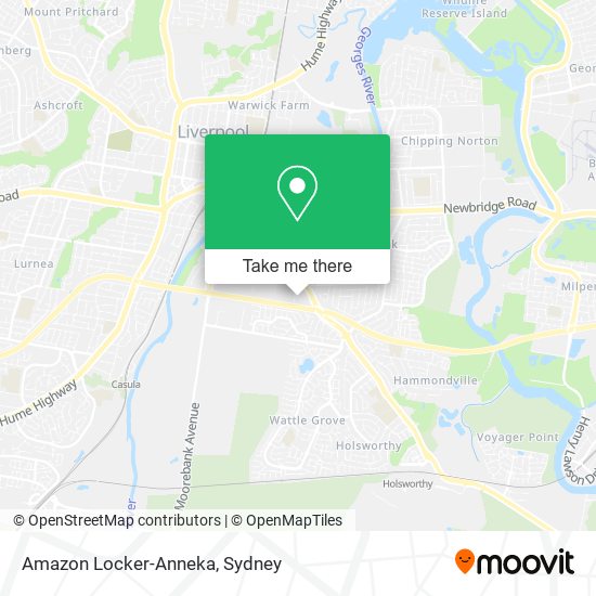 Amazon Locker-Anneka map