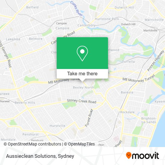 Aussieclean Solutions map