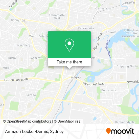 Mapa Amazon Locker-Demis