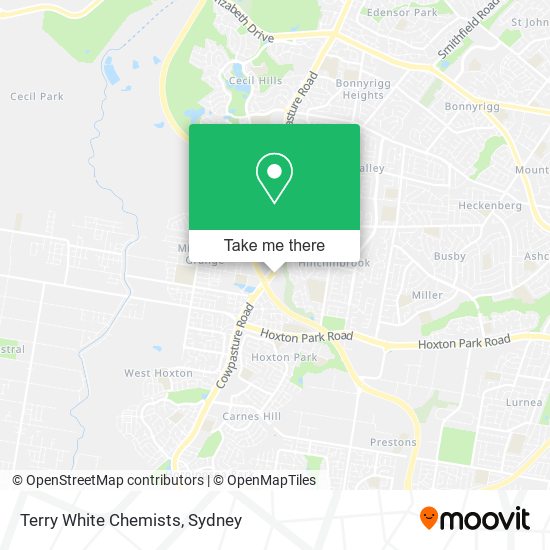 Terry White Chemists map
