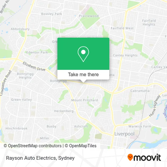 Rayson Auto Electrics map