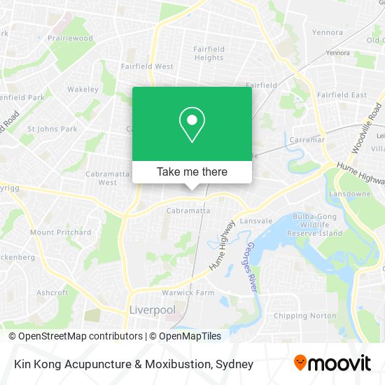 Kin Kong Acupuncture & Moxibustion map