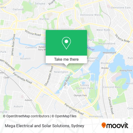 Mapa Mega Electrical and Solar Solutions