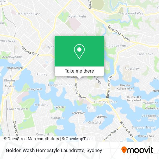 Golden Wash Homestyle Laundrette map
