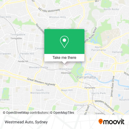 Westmead Auto map