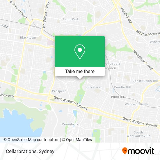 Cellarbrations map