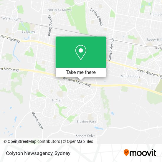 Colyton Newsagency map