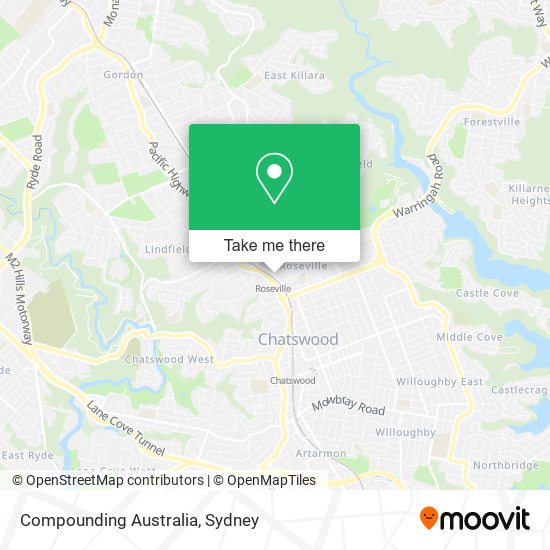 Compounding Australia map