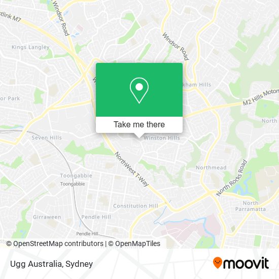 Ugg Australia map