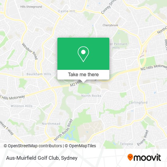 Aus-Muirfield Golf Club map