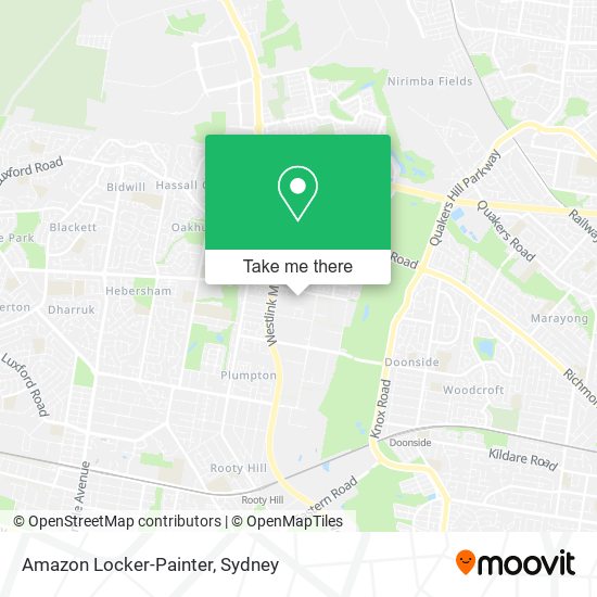 Amazon Locker-Painter map