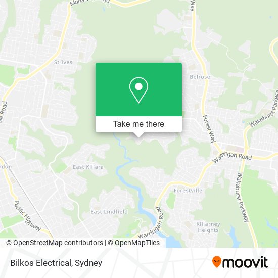 Bilkos Electrical map