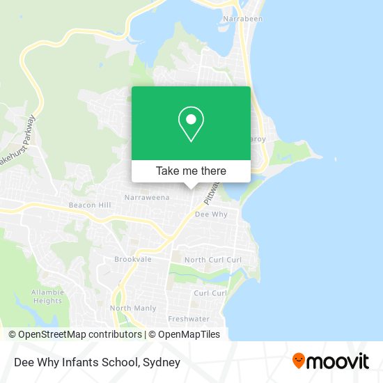 Dee Why Infants School map