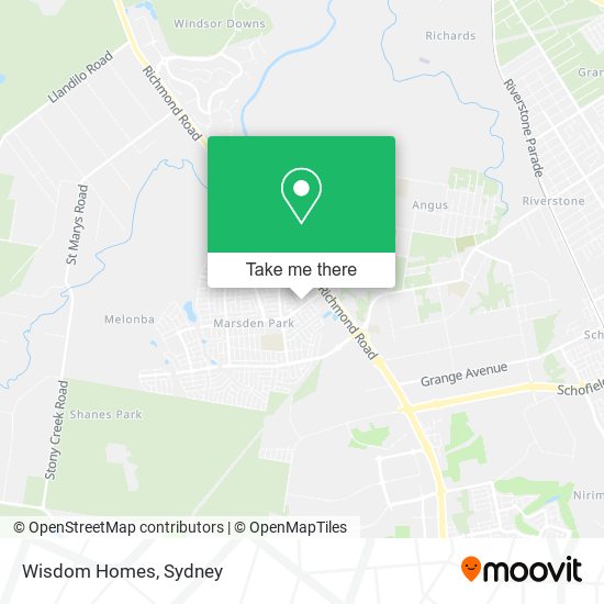 Wisdom Homes map