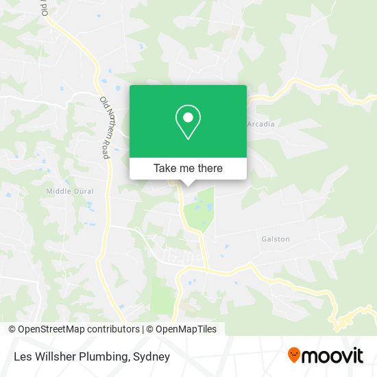 Les Willsher Plumbing map