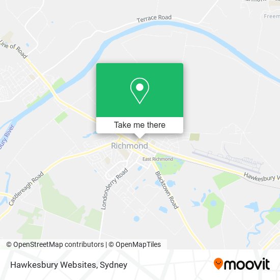 Mapa Hawkesbury Websites