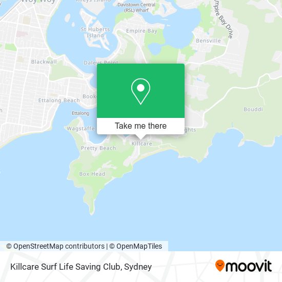 Killcare Surf Life Saving Club map