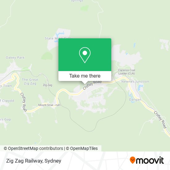 Zig Zag Railway map