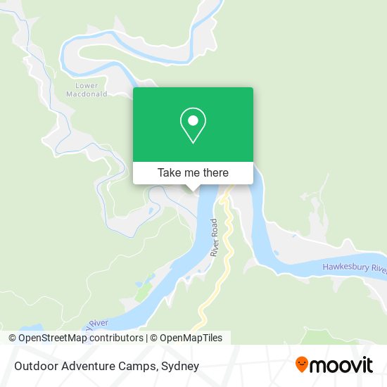 Outdoor Adventure Camps map