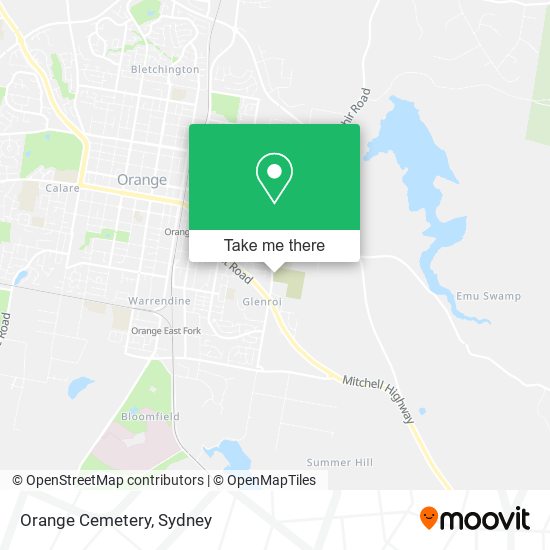 Mapa Orange Cemetery