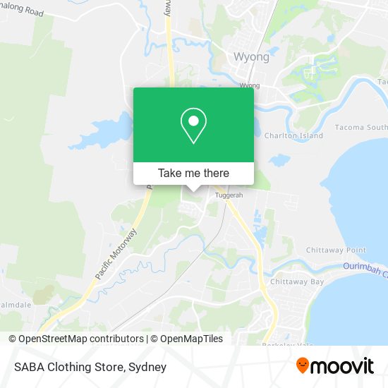 SABA Clothing Store map