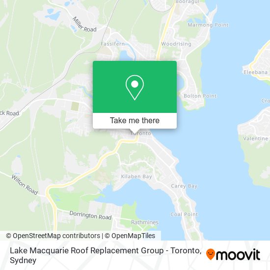 Lake Macquarie Roof Replacement Group - Toronto map