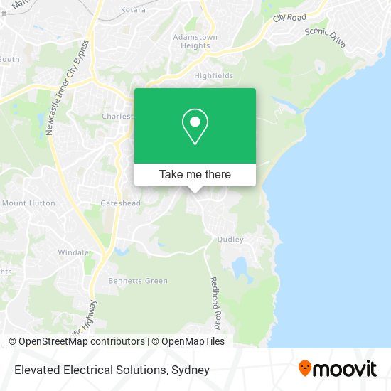 Elevated Electrical Solutions map