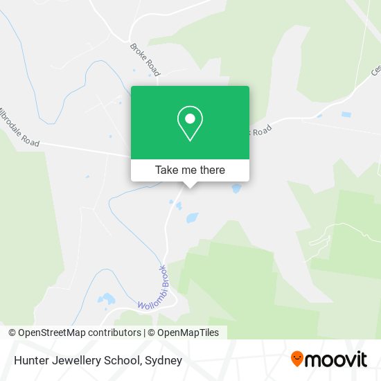 Hunter Jewellery School map