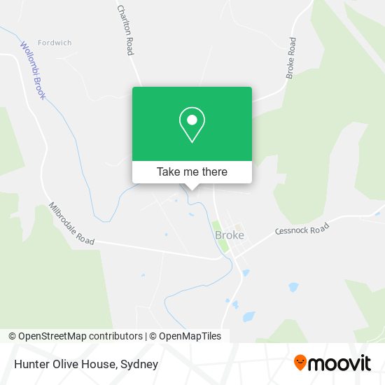 Hunter Olive House map