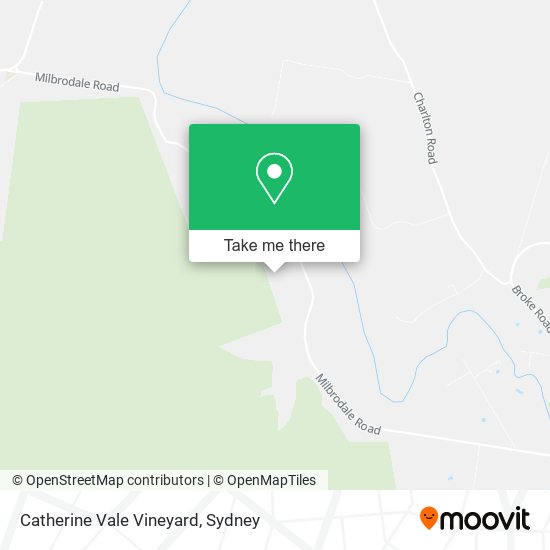 Catherine Vale Vineyard map