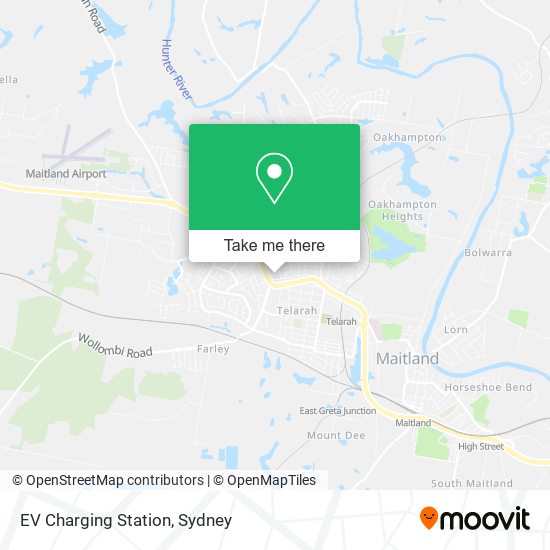 EV Charging Station map
