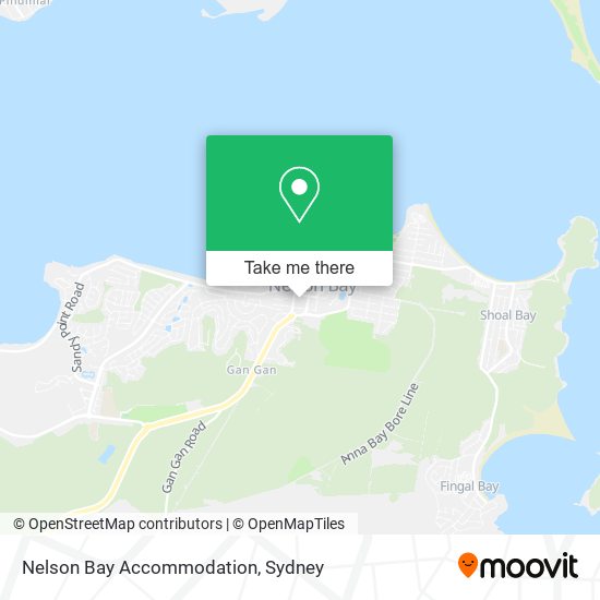 Nelson Bay Accommodation map