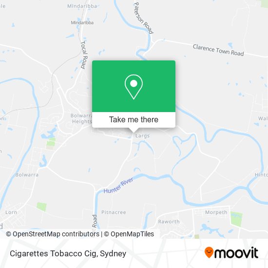 Cigarettes Tobacco Cig map