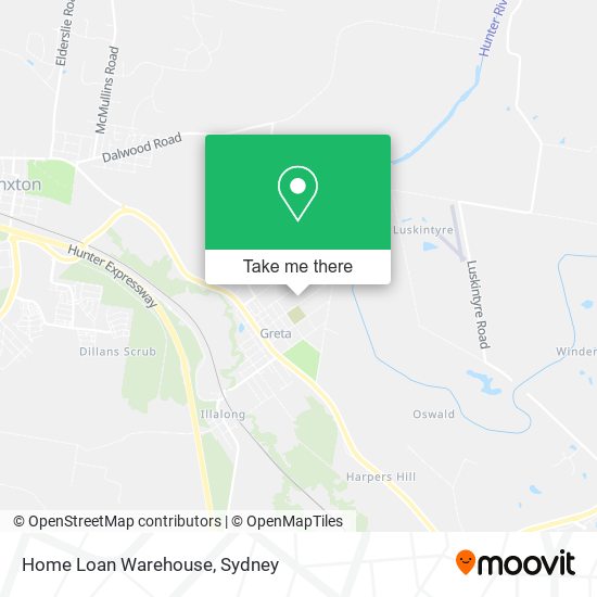 Home Loan Warehouse map