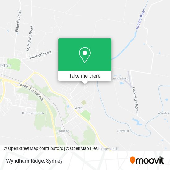 Wyndham Ridge map